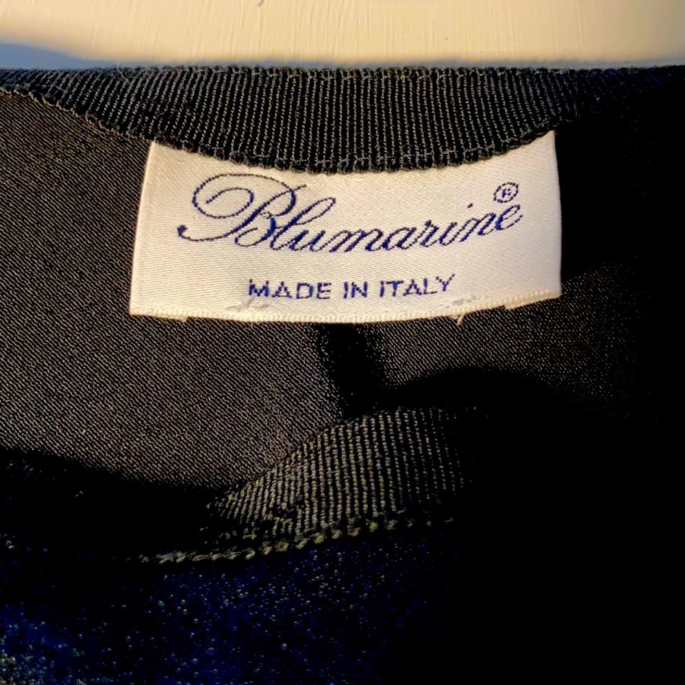 Blumarine Satin Skirt-  Made in Italy
